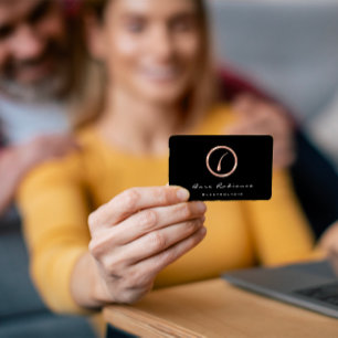 Tarjeta De Visita Electrólisis desnuda de la resplandor que encera