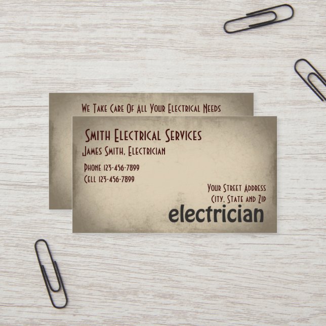 Tarjeta de visita electrónica (Anverso/Reverso In Situ)