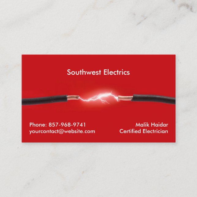 Tarjeta de visita electrónica (Anverso)
