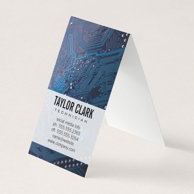 Tarjeta De Visita Electrónica de hardware (Anverso)