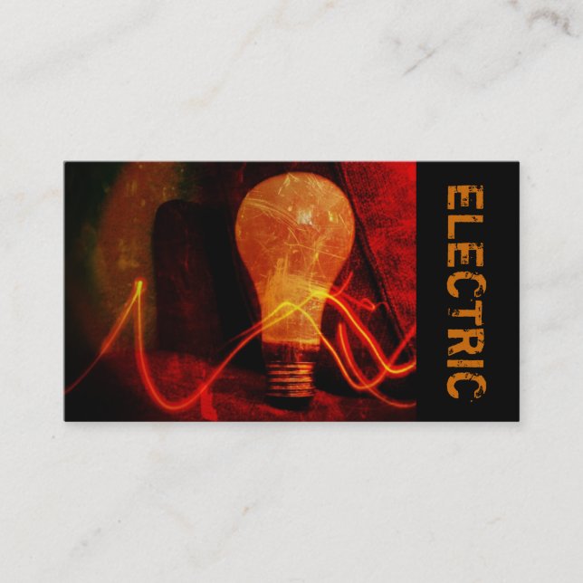 Tarjeta de visita electrónica, eléctrica, de const (Anverso)