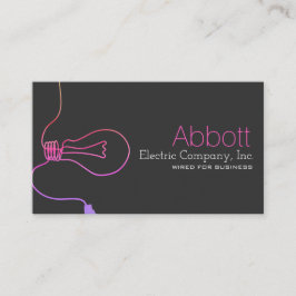 Tarjeta de visita electrónica, eléctrica, de const