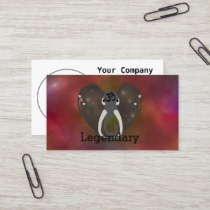 Tarjeta De Visita Elefante escuchando al Cosmos
