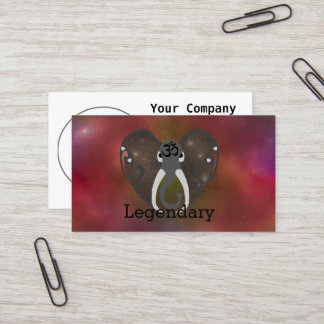 Tarjeta De Visita Elefante escuchando al Cosmos