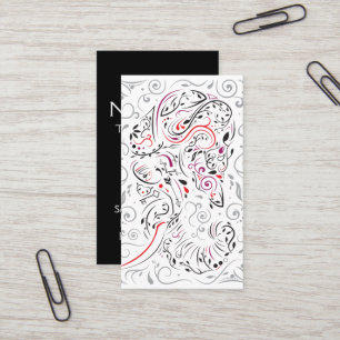 Tarjeta De Visita elefante ornamental