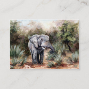 Tarjeta De Visita Elefante que viene con Artcard