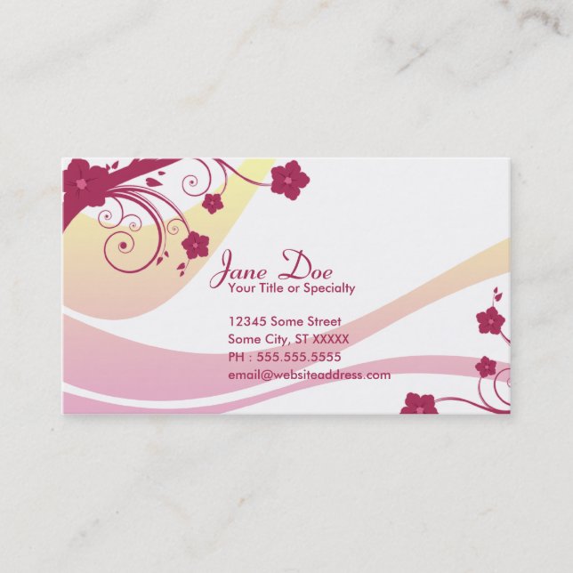 Tarjeta De Visita eleganceEssentials (Anverso)