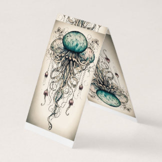 Tarjeta De Visita Elegancia de medusas: diseños de camisetas inspira