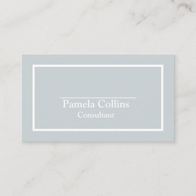 Tarjeta De Visita Elegancia moderna profesional simple (Anverso)