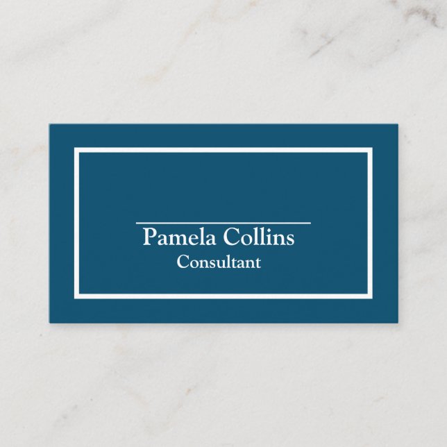 Tarjeta De Visita Elegancia moderna profesional simple (Anverso)