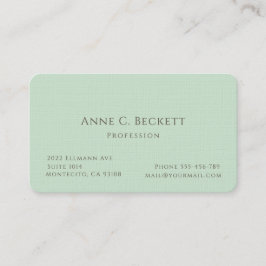 Tarjeta De Visita Elegant 