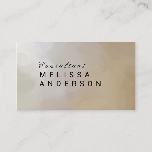 Tarjeta De Visita Élégant Abstrait (Anverso)