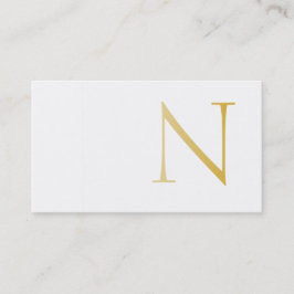 Tarjeta De Visita Elegant and Modern (Golden)