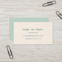 Tarjeta De Visita Elegant Business Card