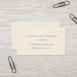 Tarjeta De Visita Elegant Business Card