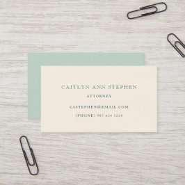 Tarjeta De Visita Elegant Business Card