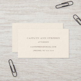 Tarjeta De Visita Elegant Business Card