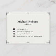 Elegant Business Card | Modern Design 3.5" × 2.5"