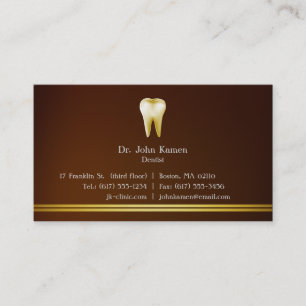 Tarjeta De Visita Elegant Dental