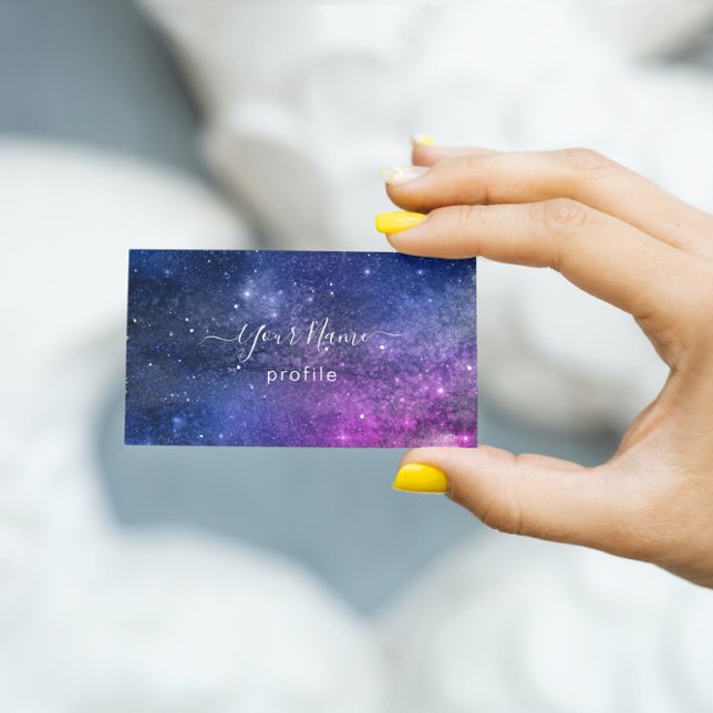 Tarjeta De Visita elegant galaxy (Subido por el creador)