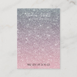 Tarjeta De Visita  Elegant Glitter Glitter Modern 