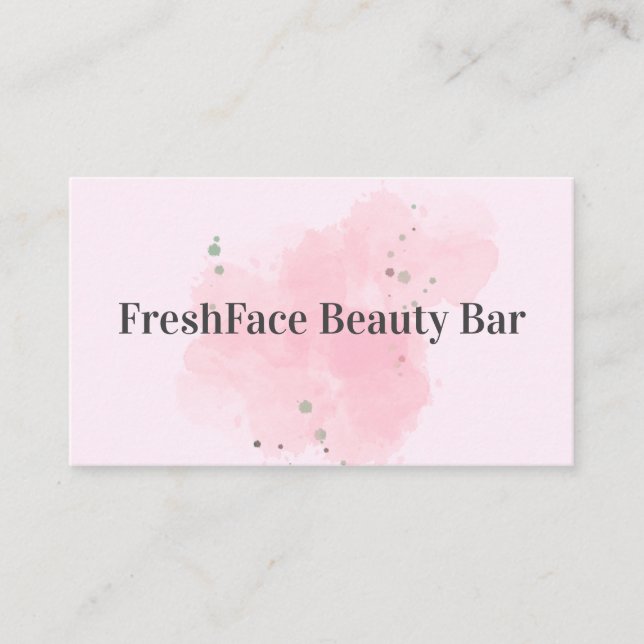 Tarjeta De Visita Elegant gold and black beauty salon (Anverso)