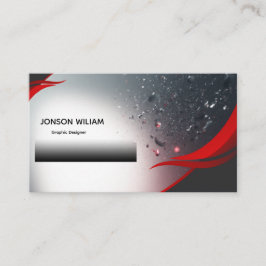 Tarjeta De Visita Elegant Graphic Designer Business Card | Custom