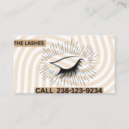 Tarjeta De Visita Elegant Lash Artist Business Card