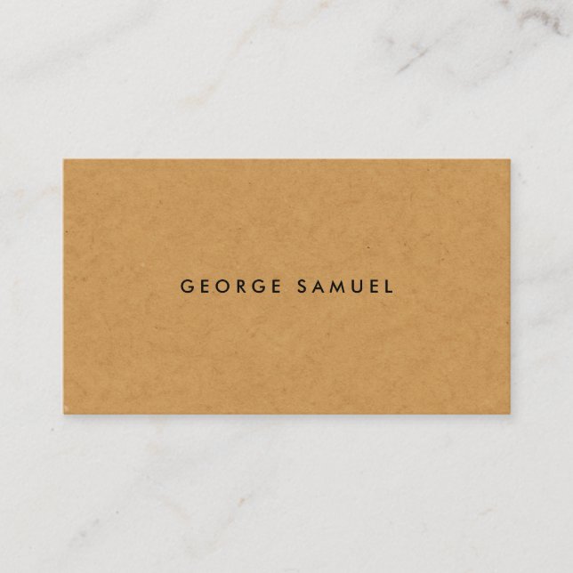 Tarjeta De Visita Elegant Minimal Business Branding (Anverso)