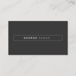 Tarjeta De Visita Elegant Minimal Business Branding