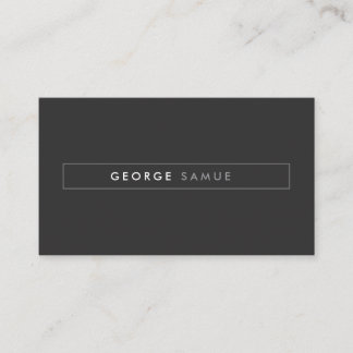 Tarjeta De Visita Elegant Minimal Business Branding