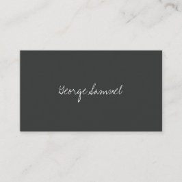 Tarjeta De Visita Elegant Minimal Business Branding