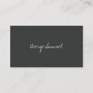 Tarjeta De Visita Elegant Minimal Business Branding