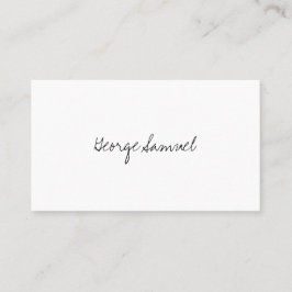 Tarjeta De Visita Elegant Minimal Business Branding