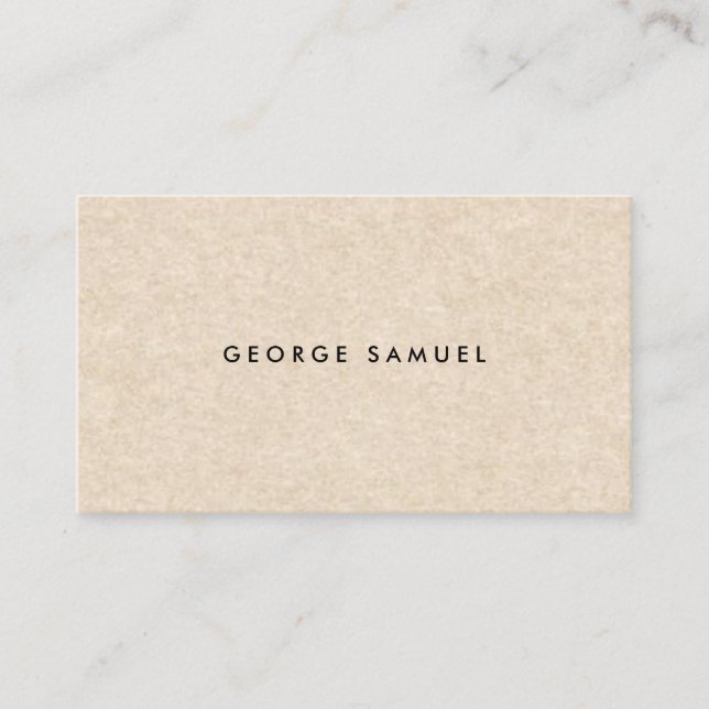 Tarjeta De Visita Elegant Minimal Business Branding (Anverso)