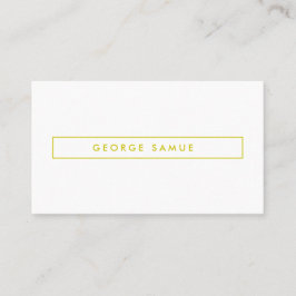 Tarjeta De Visita Elegant Minimal Business Branding