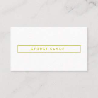 Tarjeta De Visita Elegant Minimal Business Branding