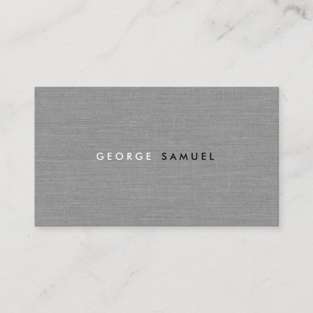 Tarjeta De Visita Elegant Minimal Business Branding (Anverso)