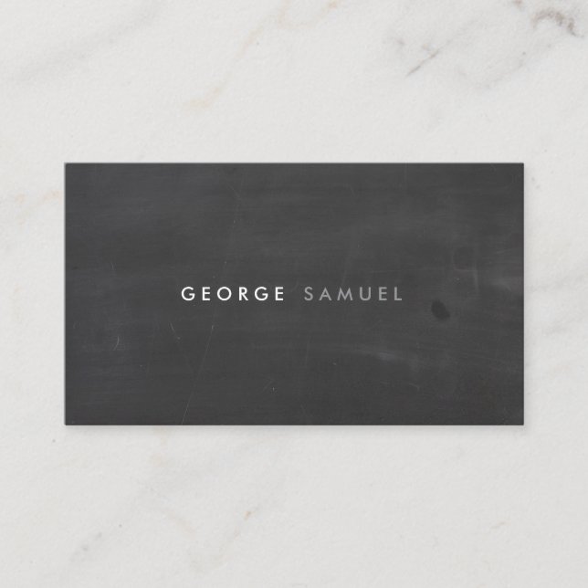 Tarjeta De Visita Elegant Minimal Business Branding (Anverso)