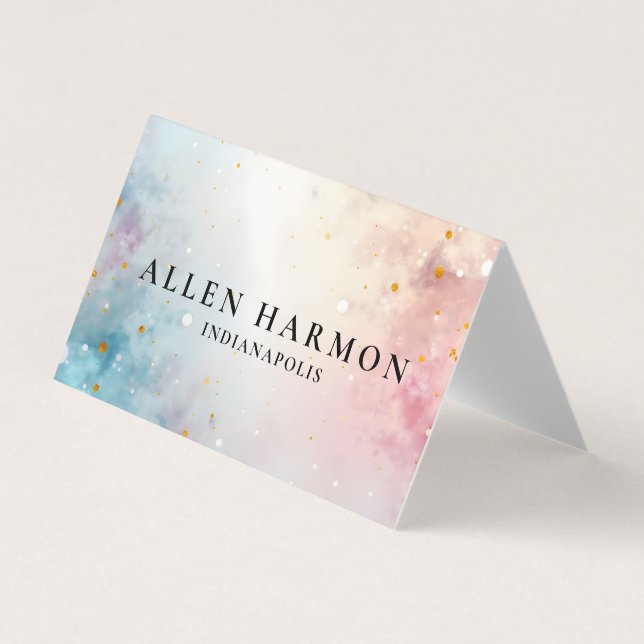 Tarjeta De Visita Elegant Minimal Custom Family Name | 5-Minute Edit (Anverso)