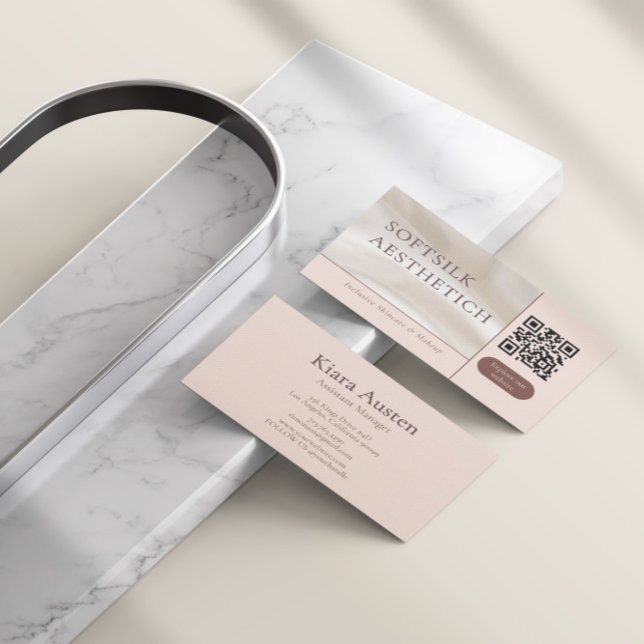 Tarjeta De Visita Elegant Minimalist Beauty (Subido por el creador)