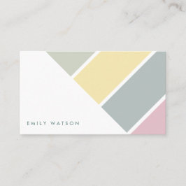 Tarjeta De Visita Elegant minimalist modern feminine white card