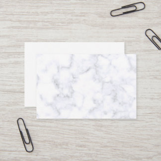 Tarjeta De Visita Elegant Modern White Marble