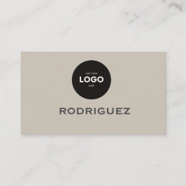 Tarjeta De Visita Elegant Photography Workshop Brown Business Card