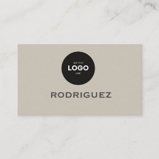 Tarjeta De Visita Elegant Photography Workshop Brown Business Card