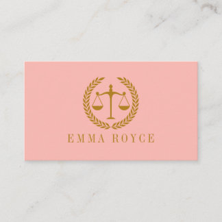 Tarjeta De Visita Elegant Professional Simple Minimalist Lawyer 
