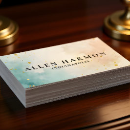Tarjeta De Visita Elegant Professional Simple Monogram Minimalist