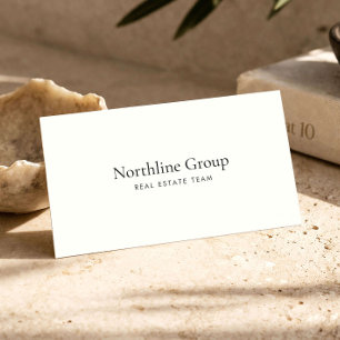 Tarjeta De Visita Elegant Real Estate Group Luxury Modern Branding 