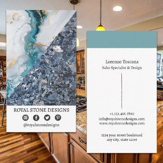 Tarjeta De Visita Elegant Stone & Granite Company