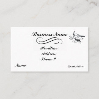 Tarjeta de visita elegante